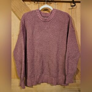 American Eagle Outfitters Women's Crewneck Sweater - Mauve Pink